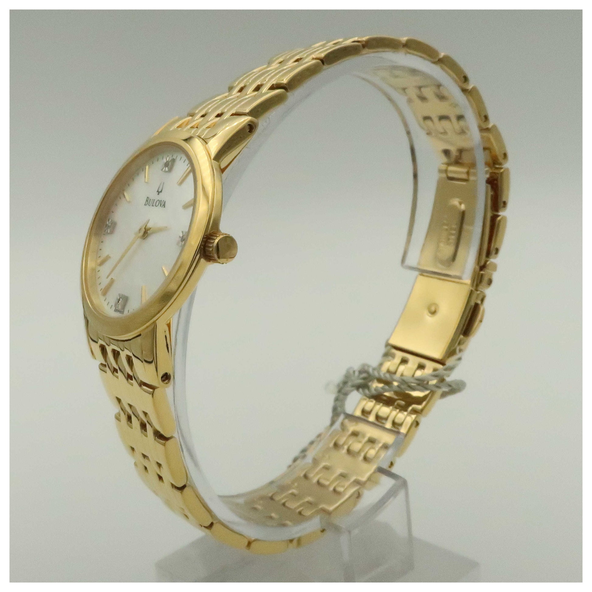 Bulova Diamonds Women's Japanese Quartz (Battery-Powered) Watch 97P103-PO - Image #4