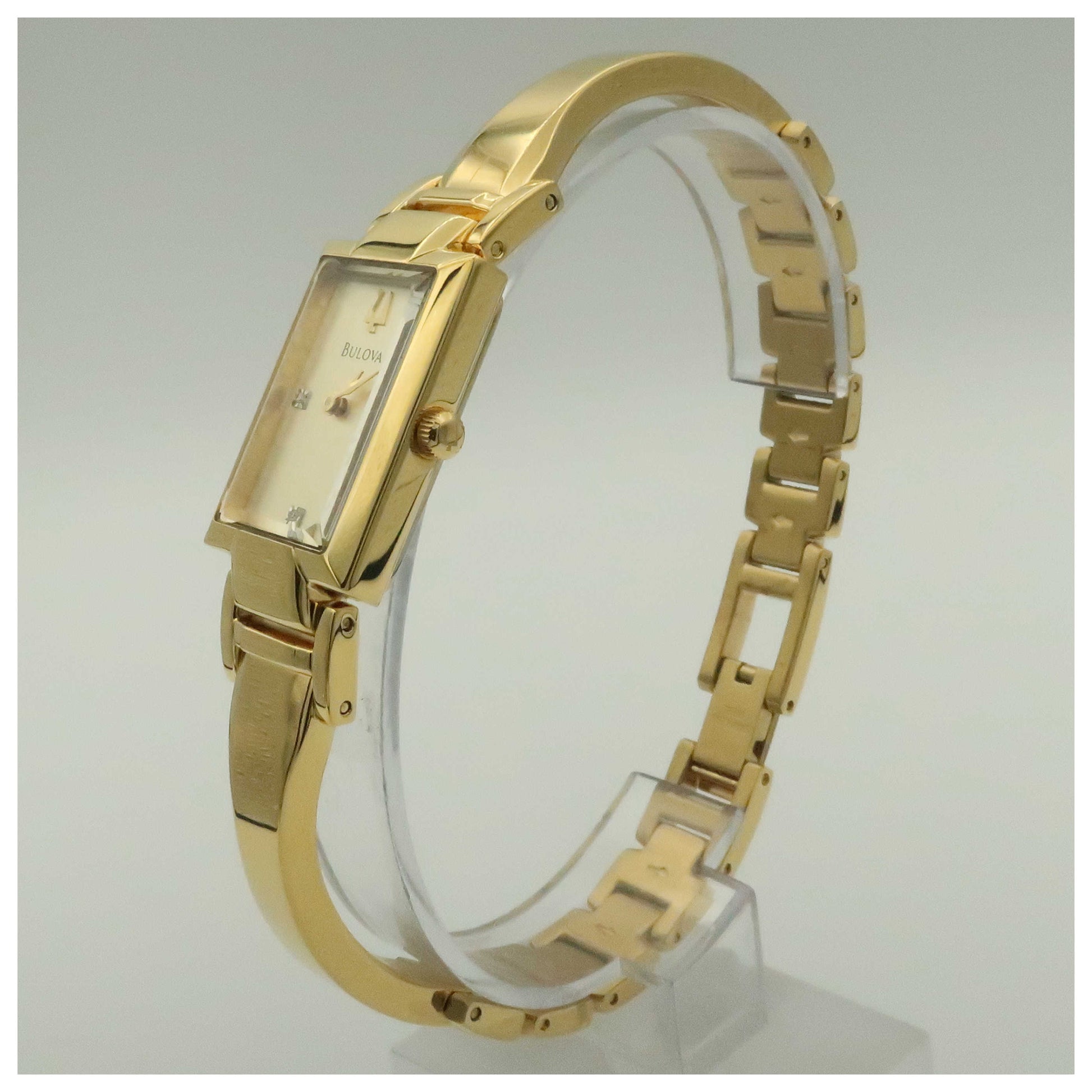 Bulova Diamonds Women's Quartz Watch 97P104-PO - Image #4