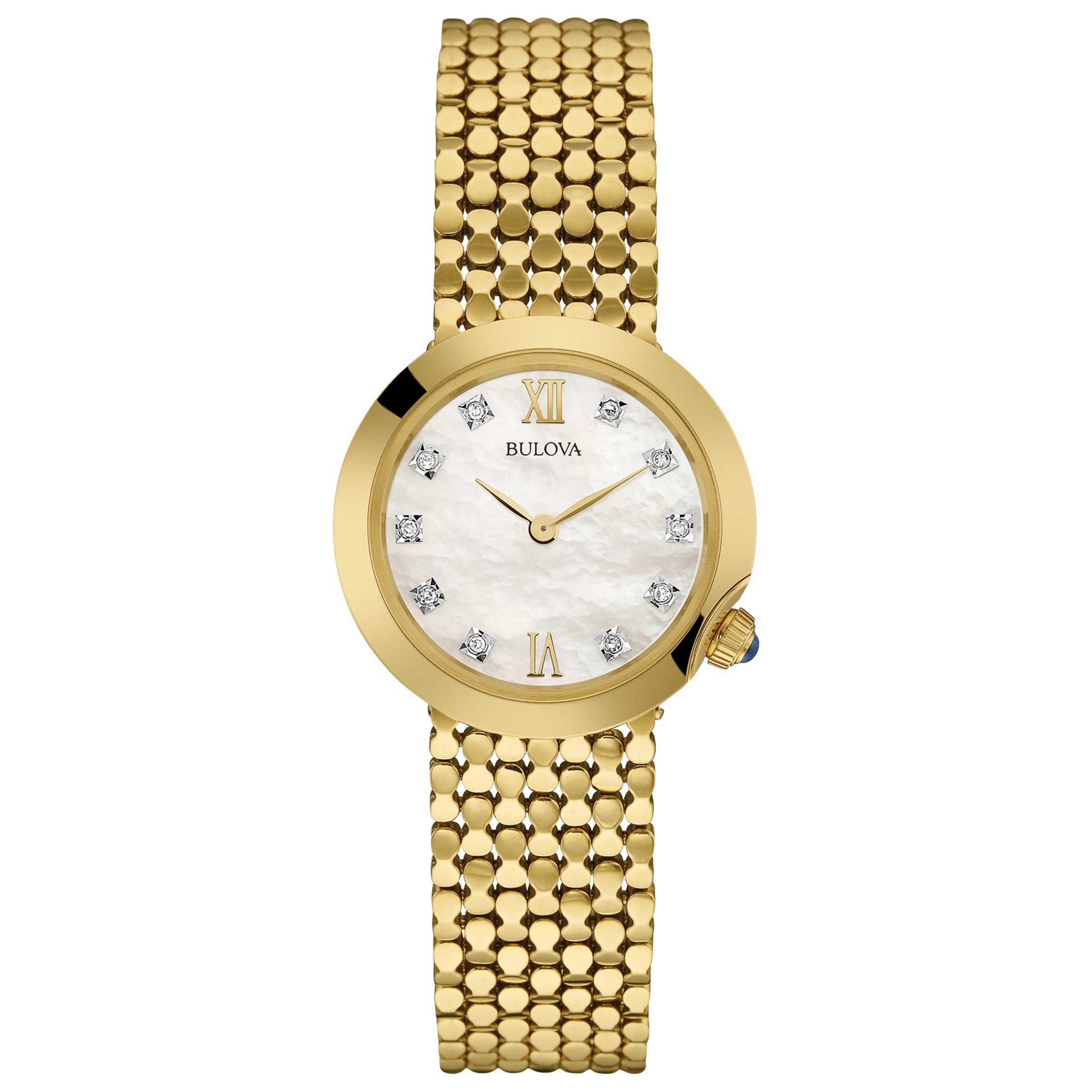 Front view of Bulova Maiden Lane Women's Quartz Watch 97P114