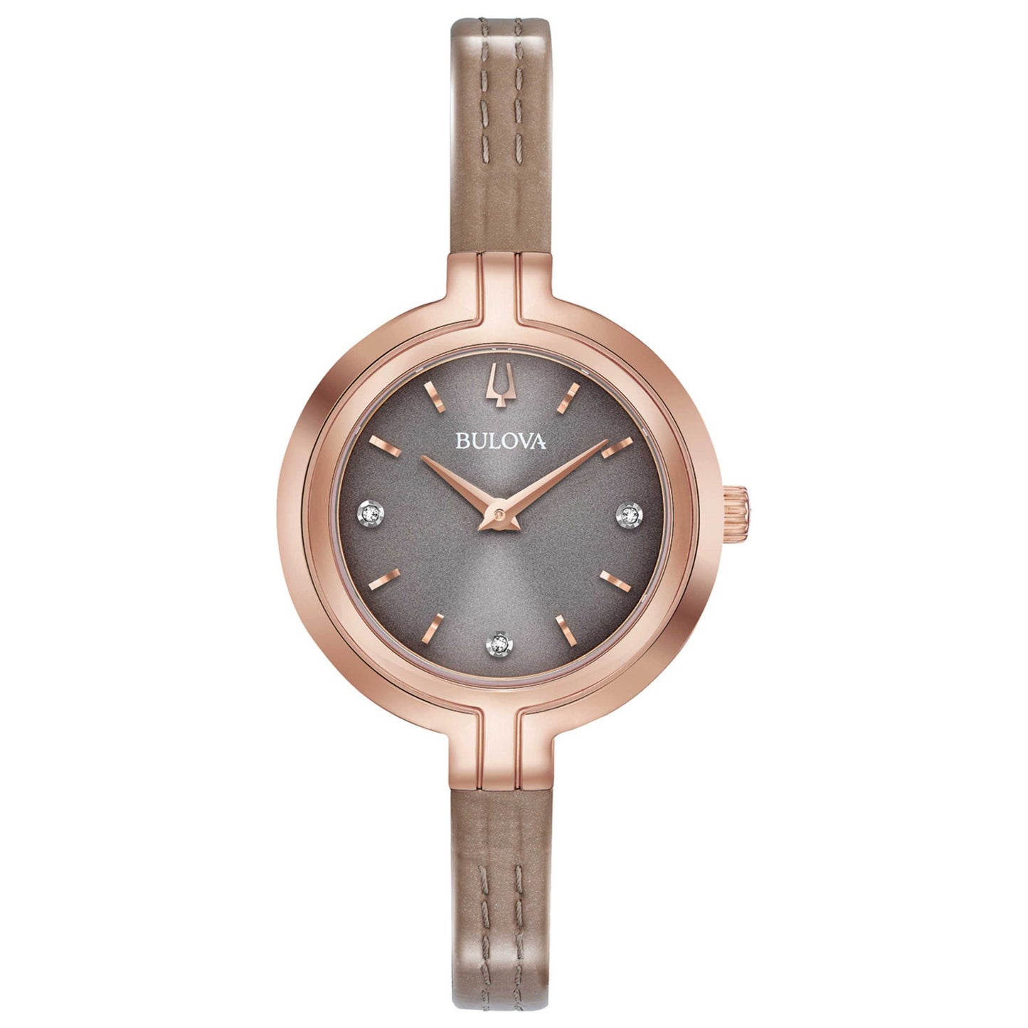 Front view of Bulova Rhapsody Women's Quartz Watch 97P143