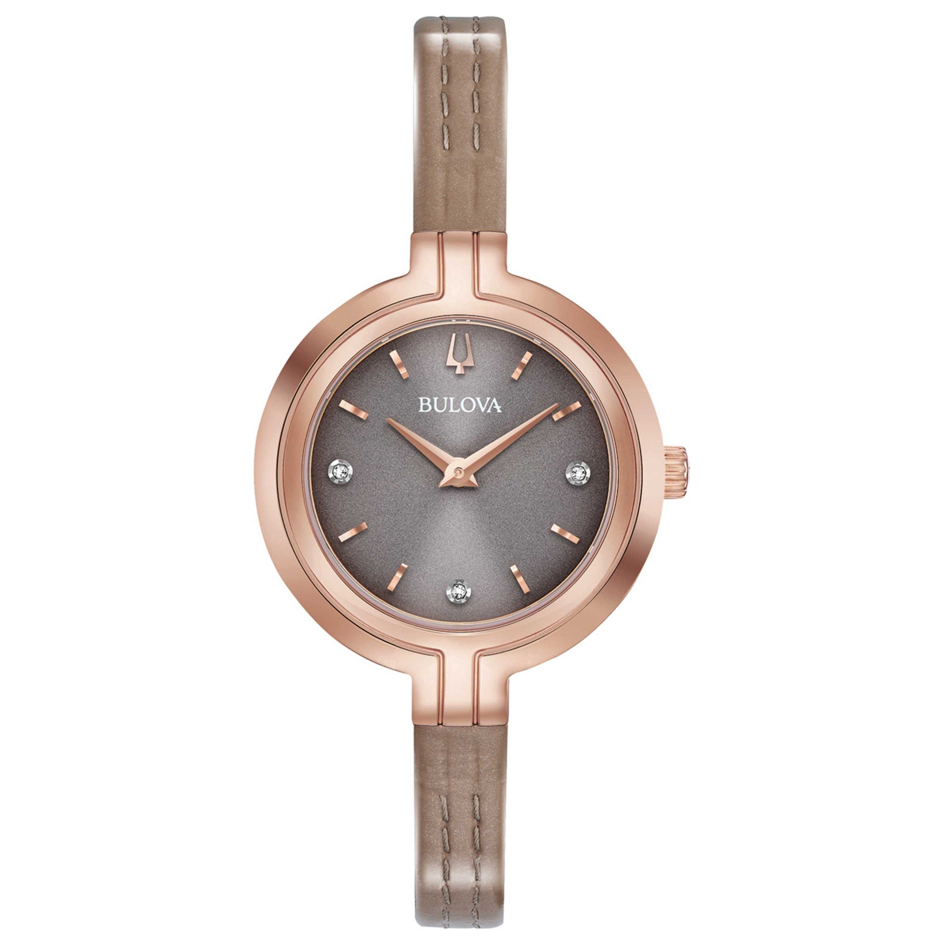 Front view of Bulova Rhapsody Women's Quartz Watch 97P143