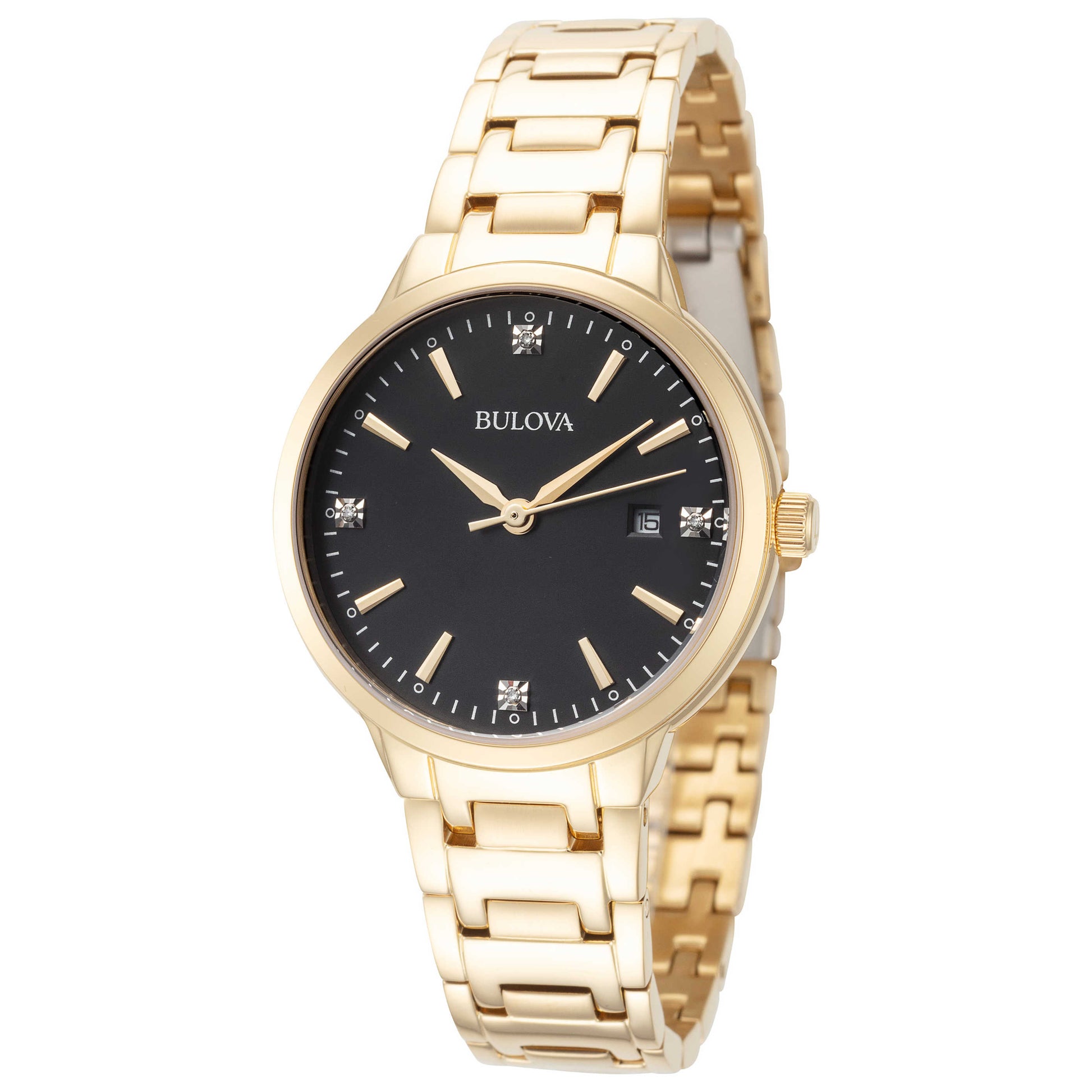 Front view of Bulova Classic Women's Quartz Watch 97P147