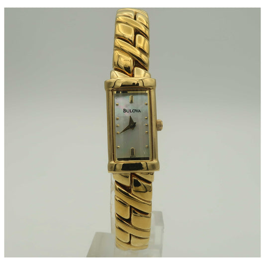 Front view of Bulova Dress Women's Quartz Watch 97T17-PO