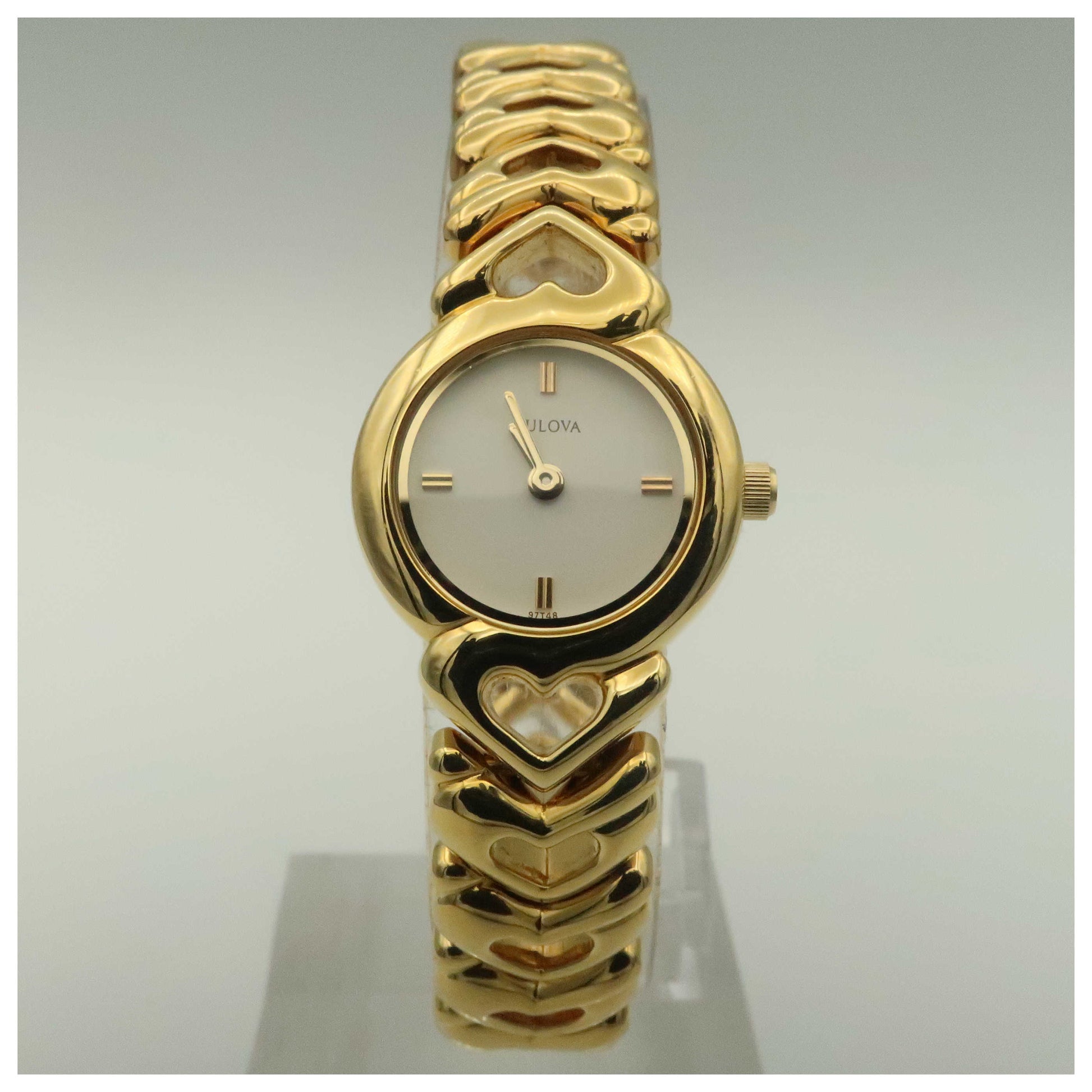 Front view of Bulova Dress Women's Quartz Watch 97T48-SD