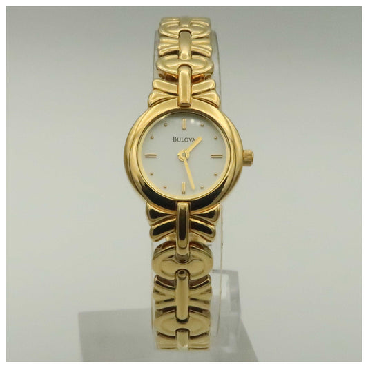 Front view of Bulova Bracelet Women's Quartz Watch 97T61-SD