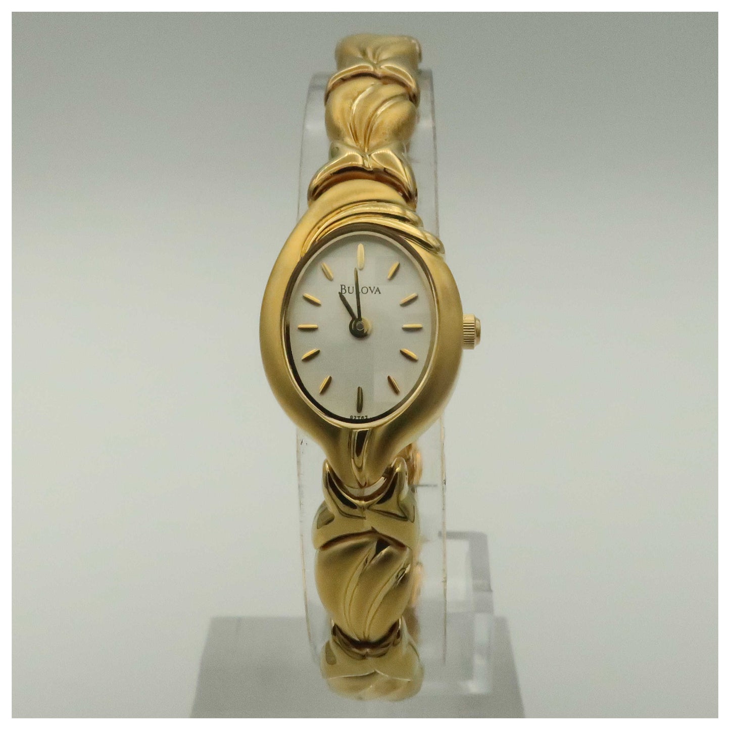 Front view of Bulova Bracelet Women's Quartz Watch 97T67-PO