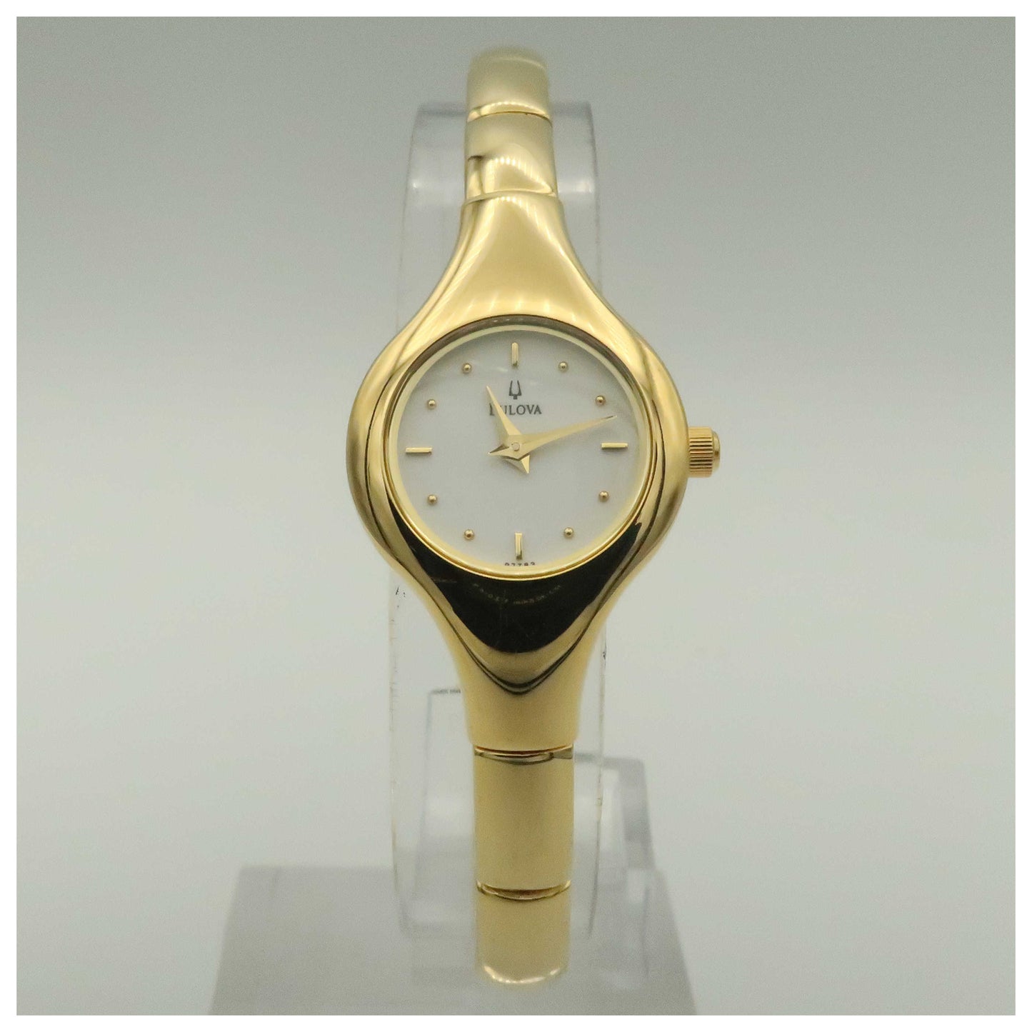 Front view of Bulova Bracelet Women's Quartz Watch 97T83-PO