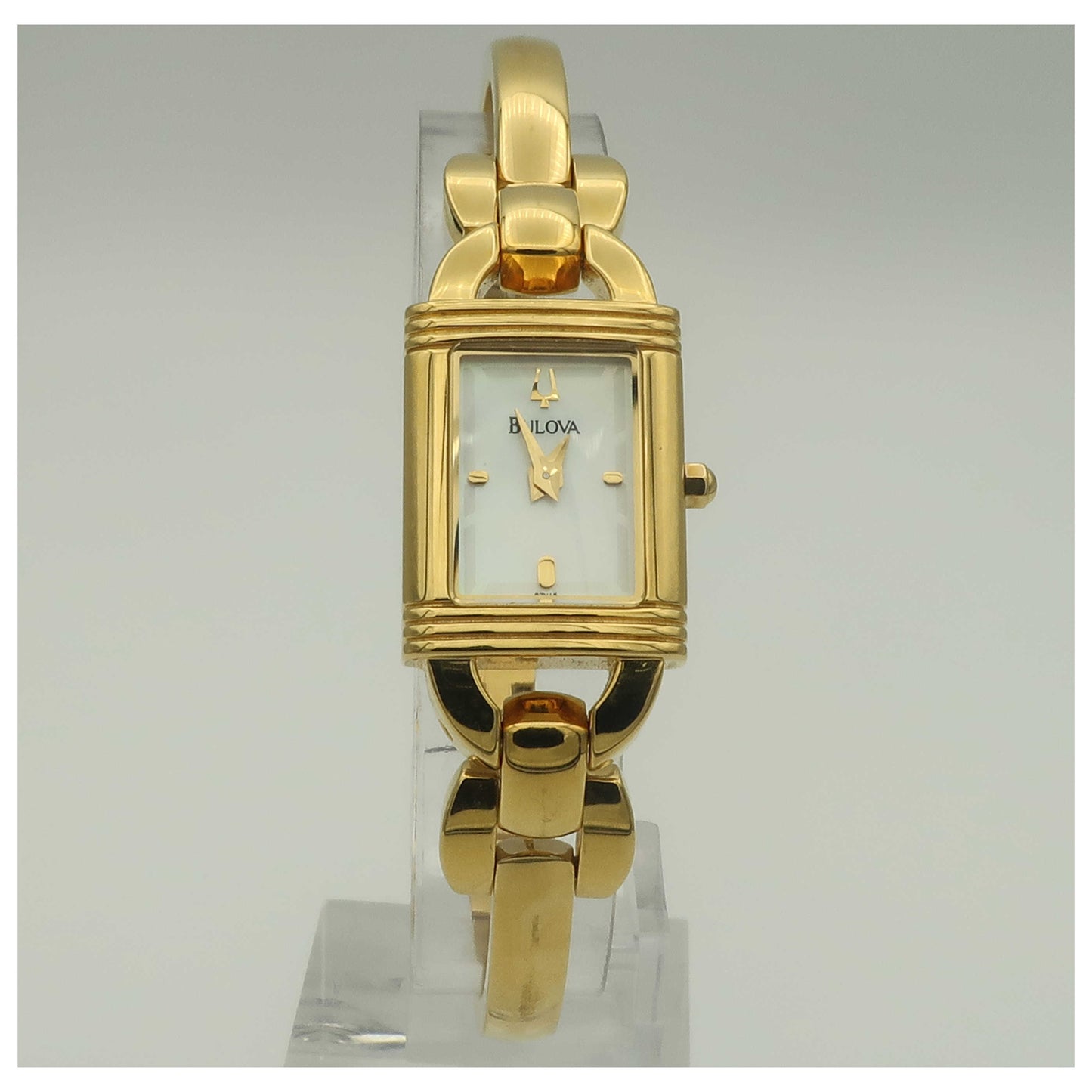 Front view of Bulova Dress Women's Quartz Watch 97V16-PO
