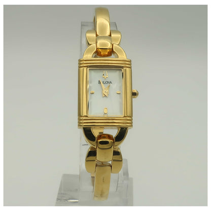Front view of Bulova Dress Women's Quartz Watch 97V16-PO
