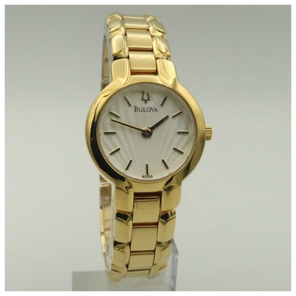 Front view of Bulova Bracelet Women's Quartz Watch 97V20-PO2