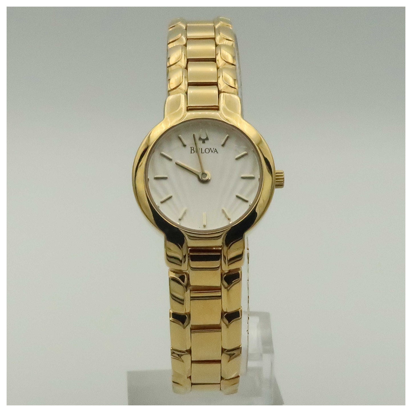 Front view of Bulova Bracelet Women's Quartz Watch 97V20-SDV