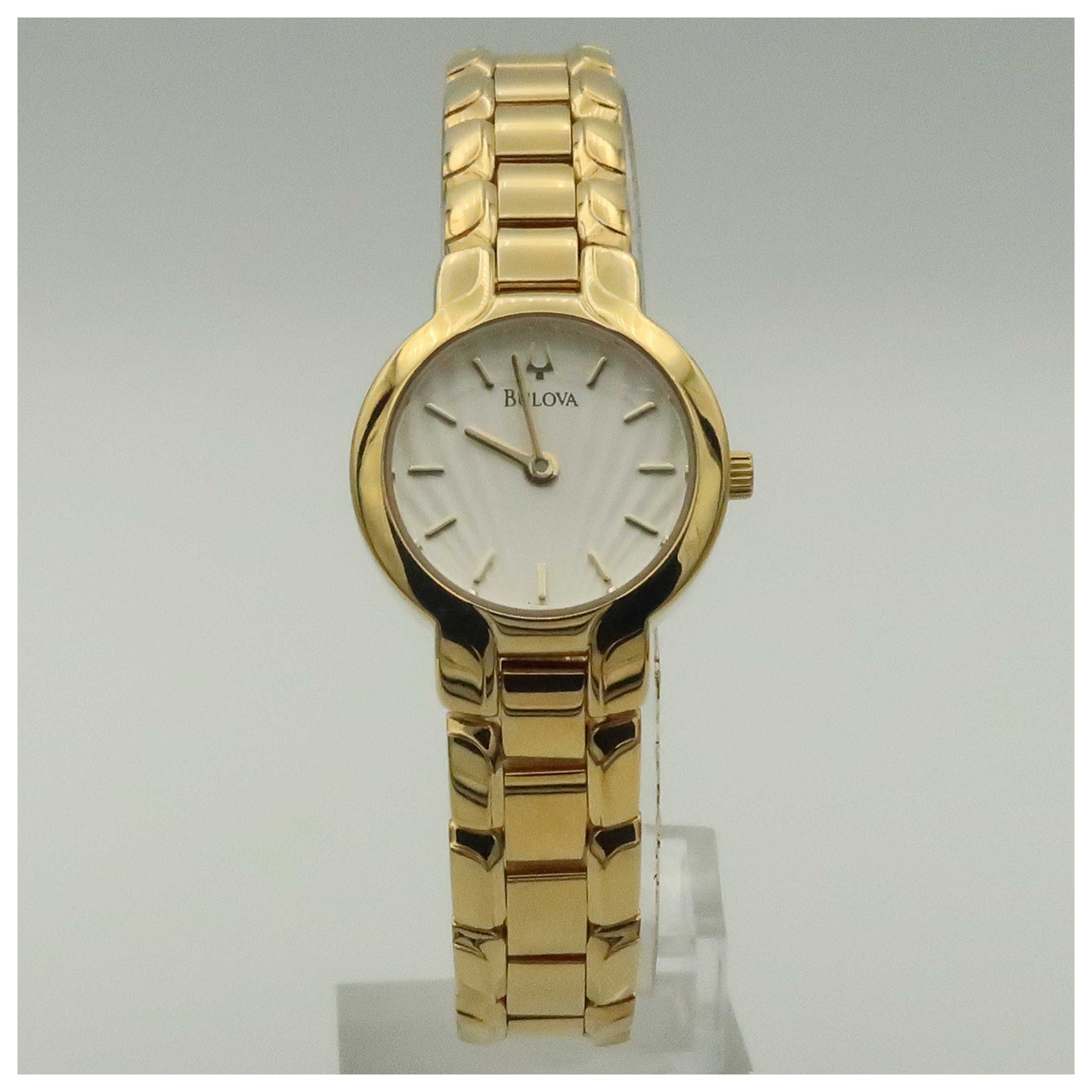 Front view of Bulova Bracelet Women's Quartz Watch 97V20-SDV