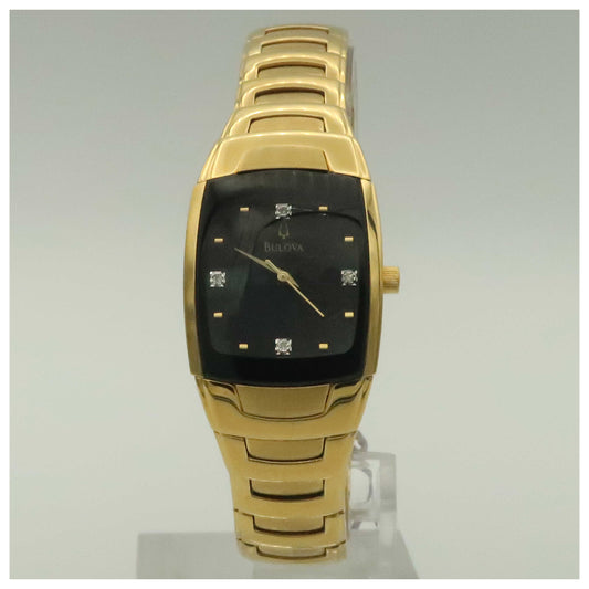 Front view of Bulova Dress Women's Quartz Watch 97Y04-SDV