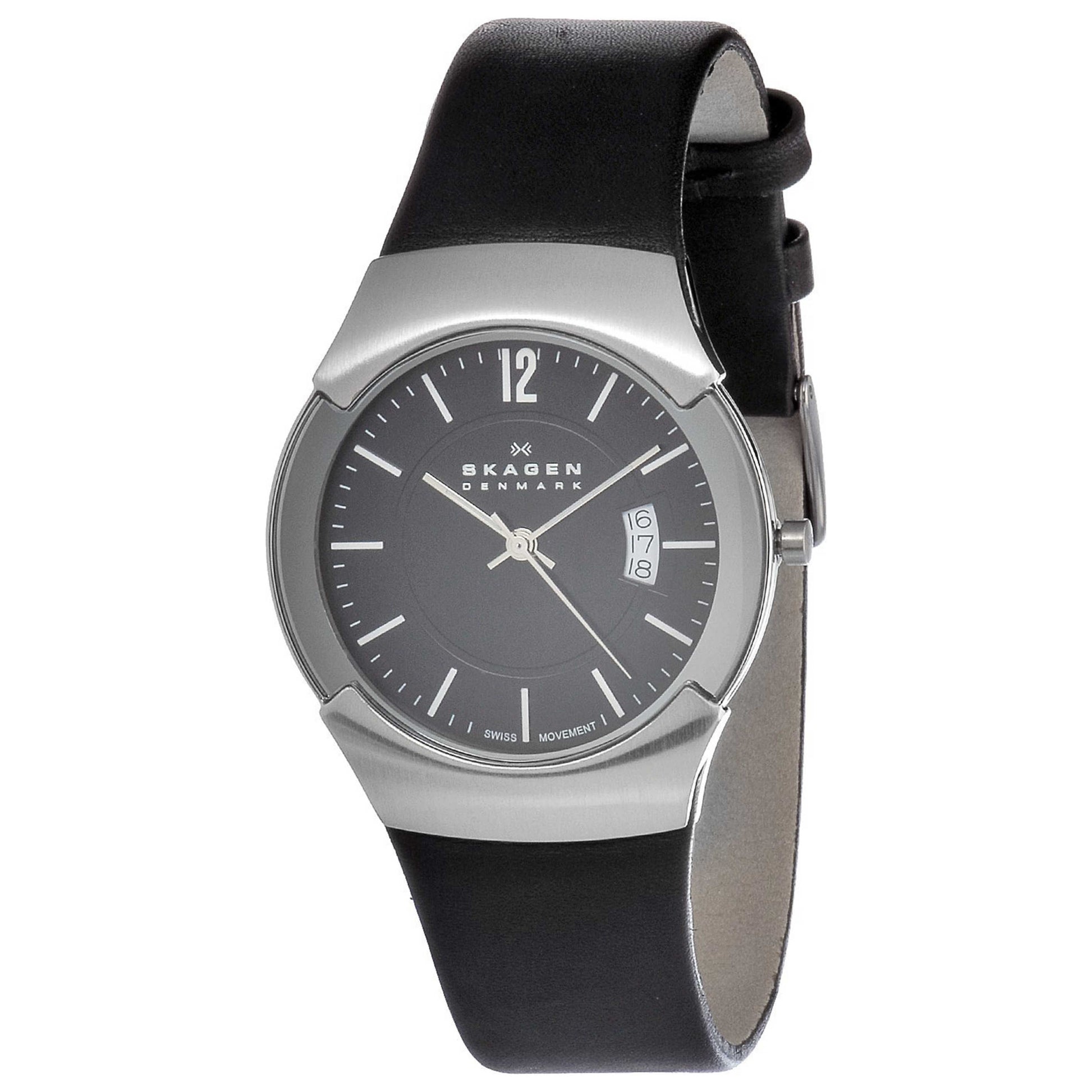 Front view of Skagen Black Label Men's Swiss Quartz (Battery-Powered) Watch 981XLSLB
