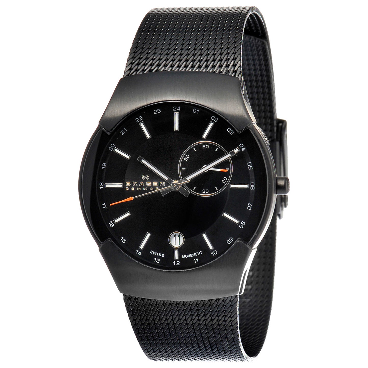 Front view of Skagen Black Label Men's Swiss Quartz (Battery-Powered) Watch 983XLBB