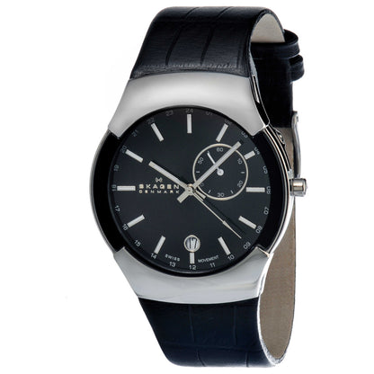 Front view of Skagen Black Label Men's Swiss Quartz (Battery-Powered) Watch 983XLSLB