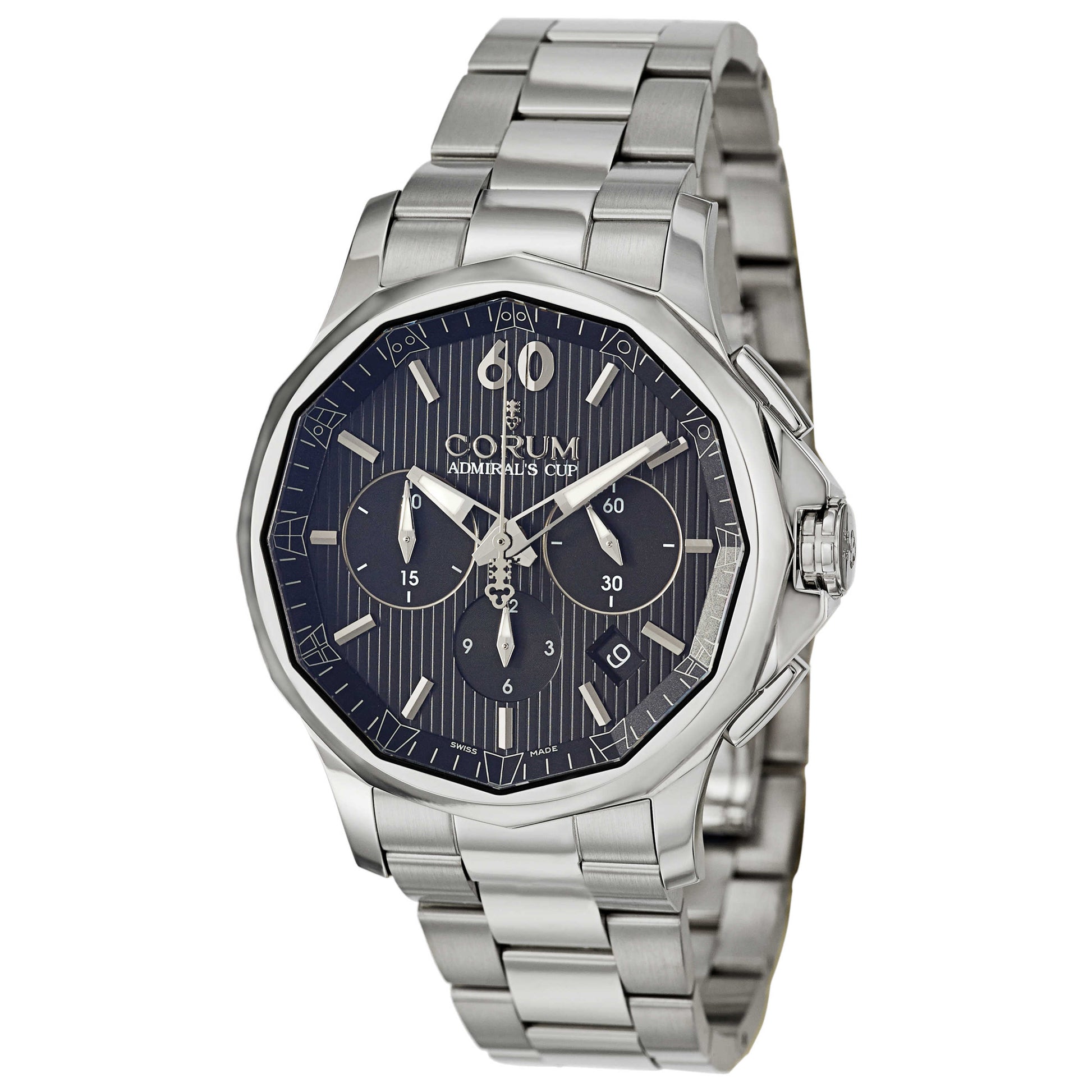 Front view of Corum Admiral's Cup Men's Automatic Watch 984-101-20-V705-AN10