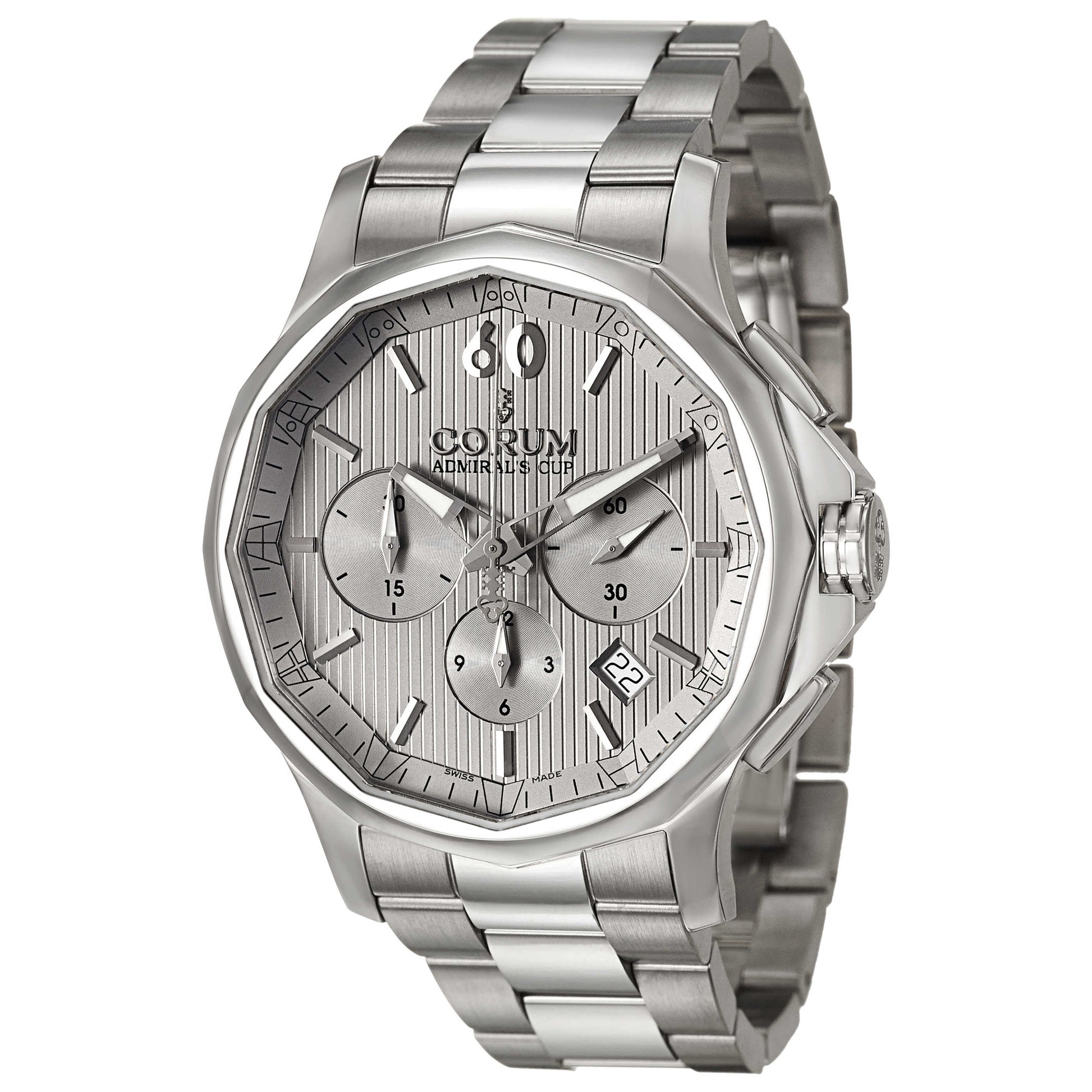 Front view of Corum Admiral's Cup Men's Automatic Watch 984-101-20-V705-FH10