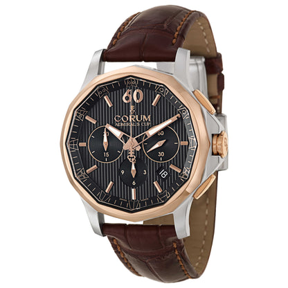 Front view of Corum Admiral's Cup Men's Automatic Watch 984-101-24-0F02-AN11