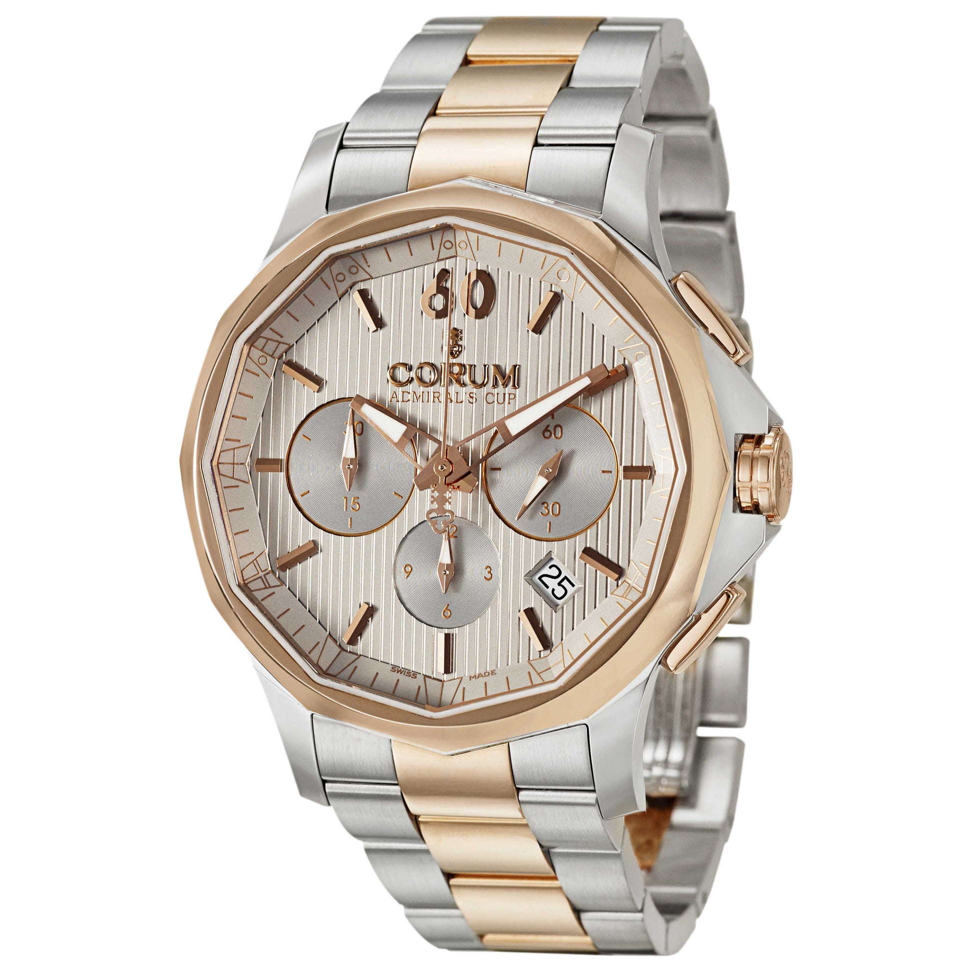 Front view of Corum Admiral's Cup Men's Automatic Watch 984-101-24-V705-FH11