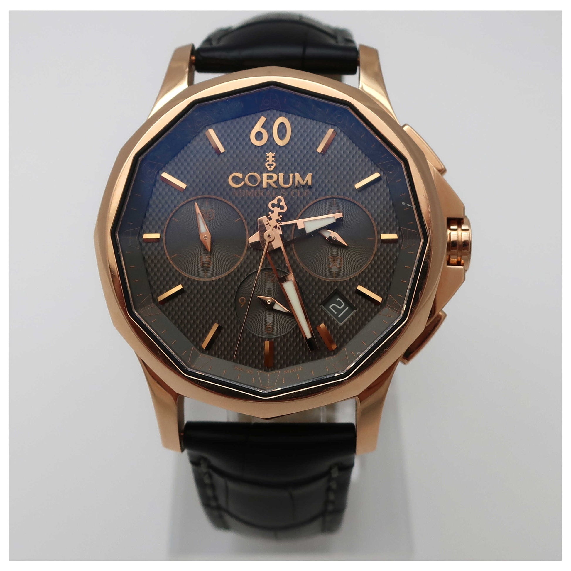 Front view of Corum Admiral's Cup Men's Automatic Watch 984-101550001AK12-SD
