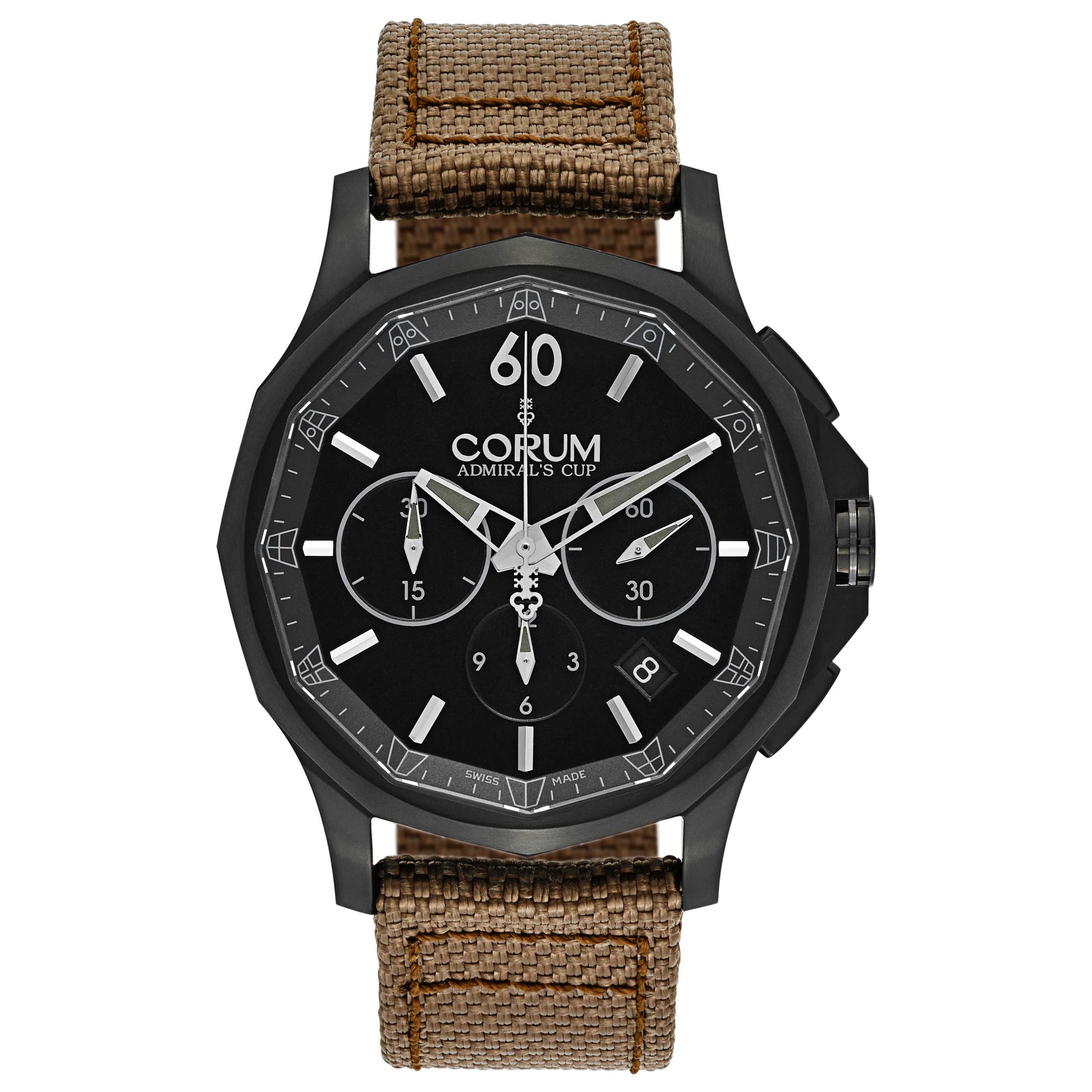 Front view of Corum Admiral's Cup Men's Automatic Watch 984-103-98-0612-AN13