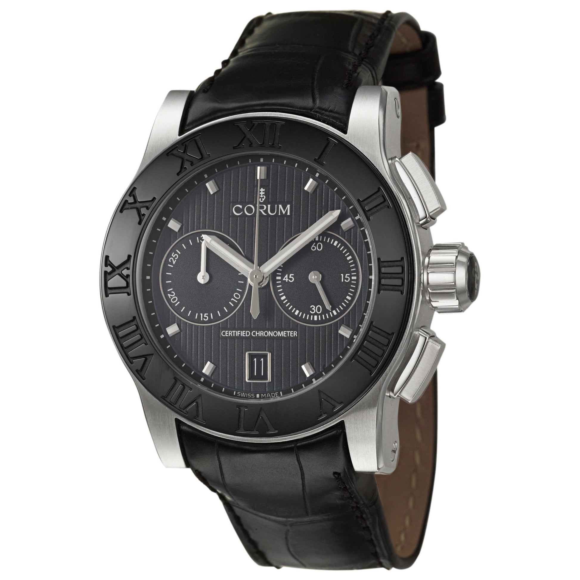 Front view of Corum Romulus Men's Automatic Watch 984-715-98-0F01-BN77