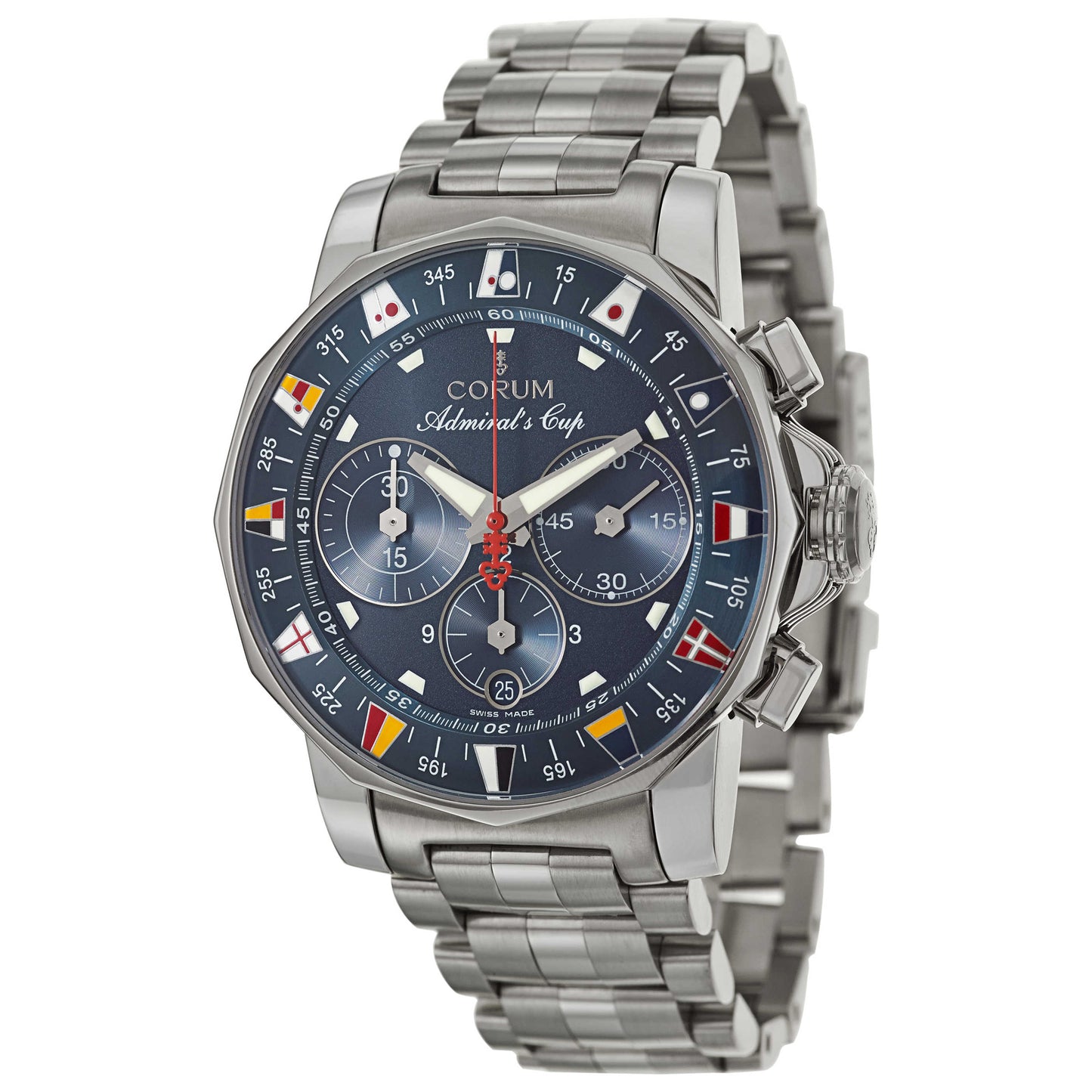 Front view of Corum Admiral's Cup Men's Automatic Watch 985-643-20-V793-AB35