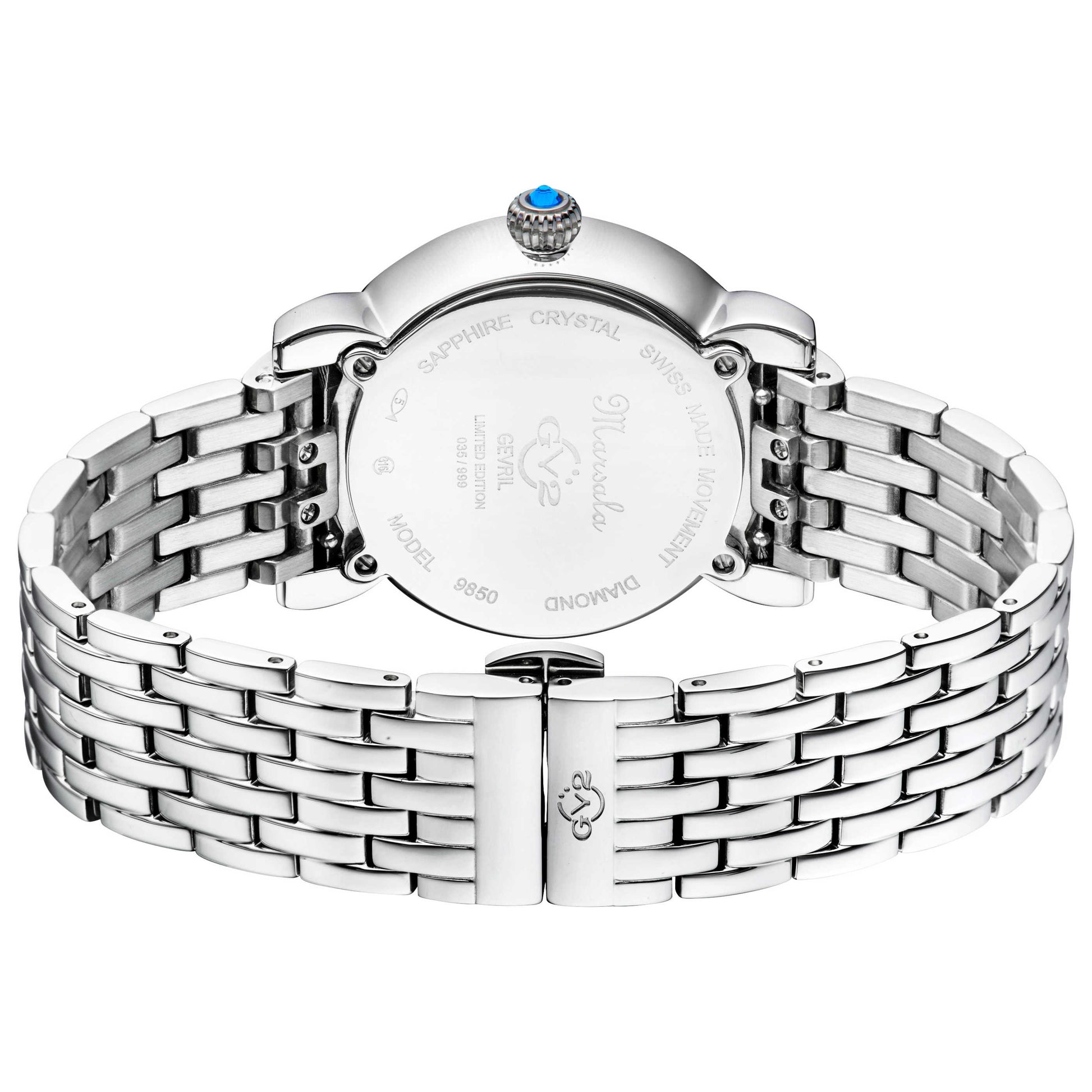 GV2 by Gevril Marsala Diamond Women's Quartz Watch 9850B - Image #2