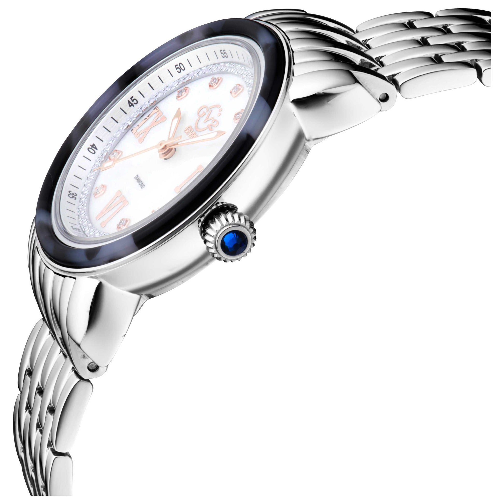 GV2 by Gevril Marsala Diamond Women's Quartz Watch 9850B - Image #3