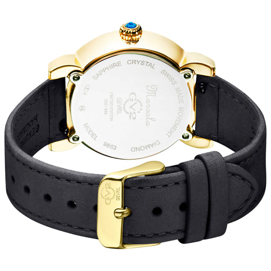 GV2 by Gevril Marsala Diamond Women's Quartz Watch 9851 - Image #2