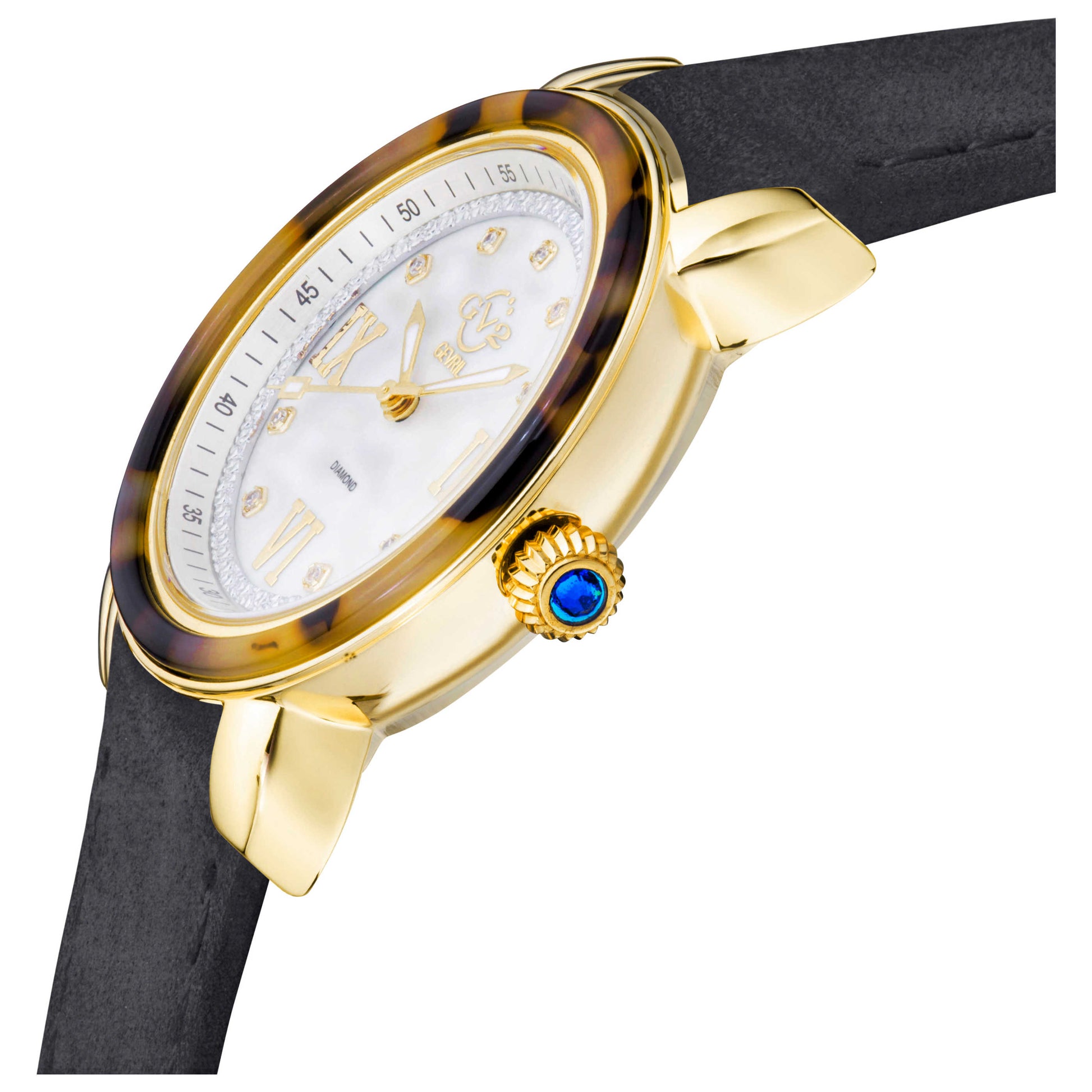 GV2 by Gevril Marsala Diamond Women's Quartz Watch 9851 - Image #4