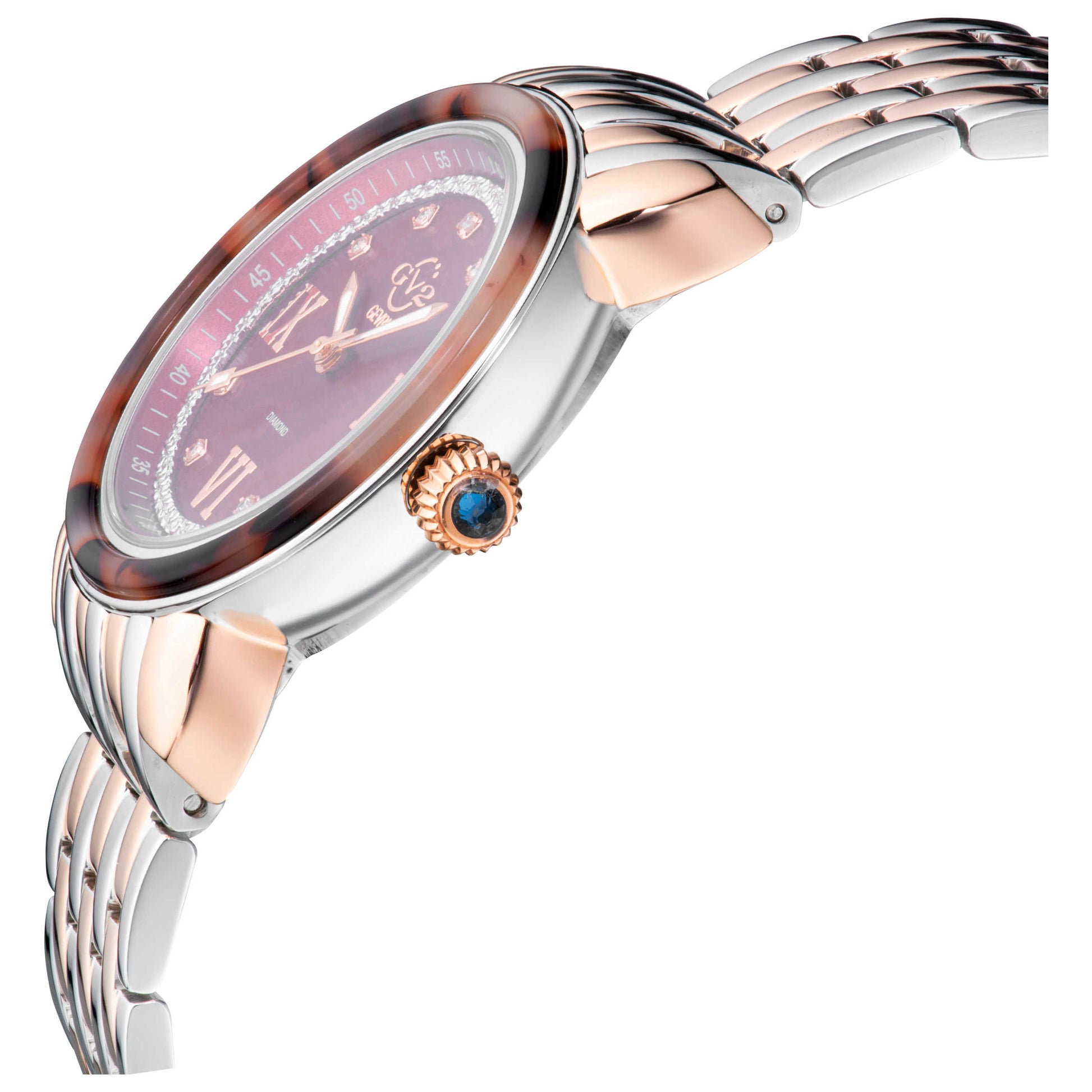 GV2 by Gevril Marsala Diamond Women's Quartz Watch 9855B - Image #3
