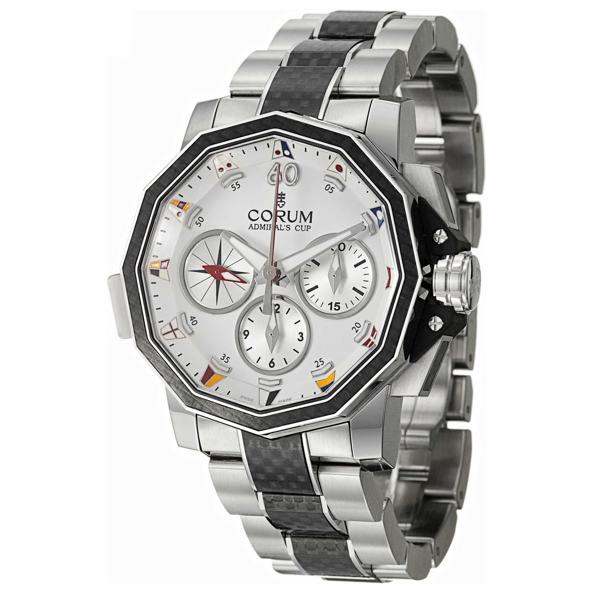 Front view of Corum Admiral's Cup Men's Automatic Watch 986-691-11-V761-AA92