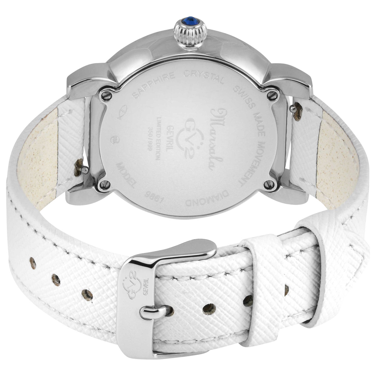 GV2 by Gevril Marsala Diamond Women's Quartz Watch 9861-V1 - Image #2