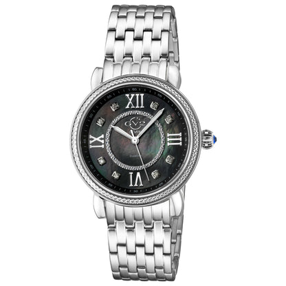 Front view of GV2 by Gevril Marsala Diamond Women's Quartz Watch 9861B