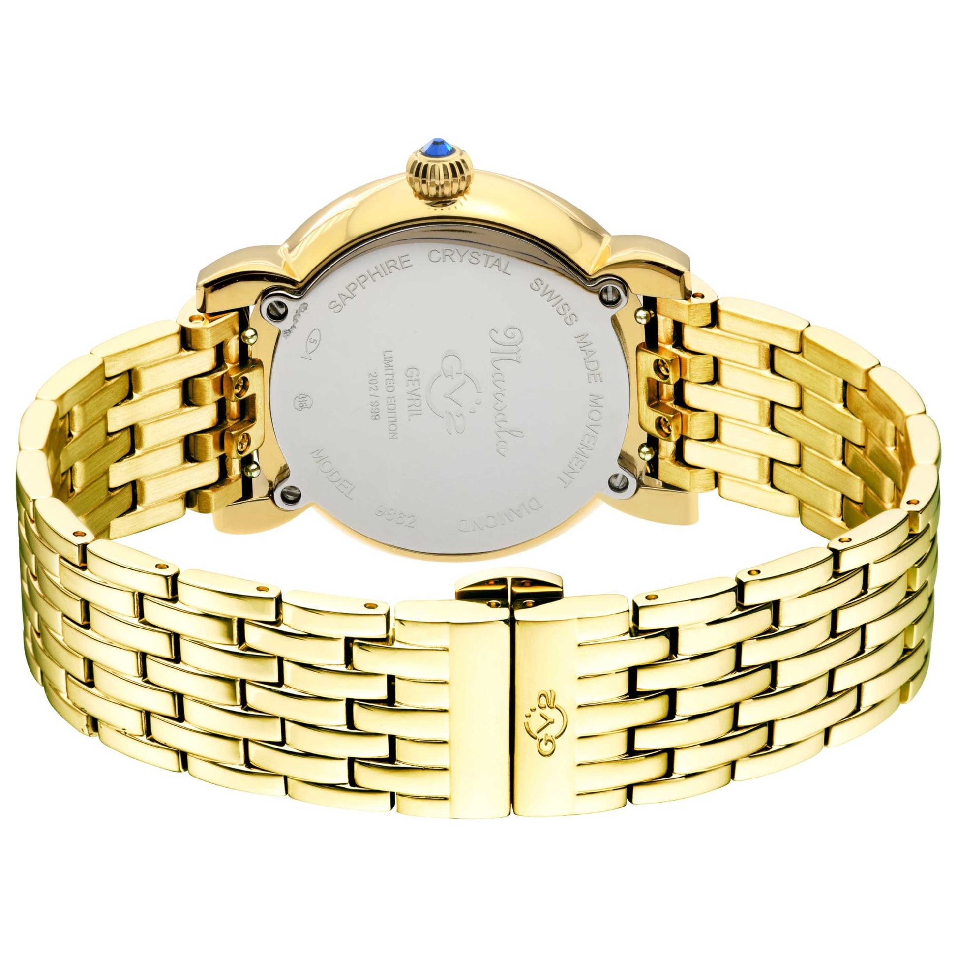 GV2 by Gevril Marsala Diamond Women's Quartz Watch 9862B - Image #2