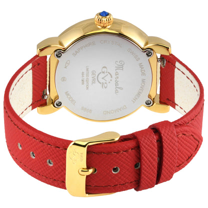 GV2 by Gevril Marsala Diamond Women's Quartz Watch 9866-V4 - Image #2