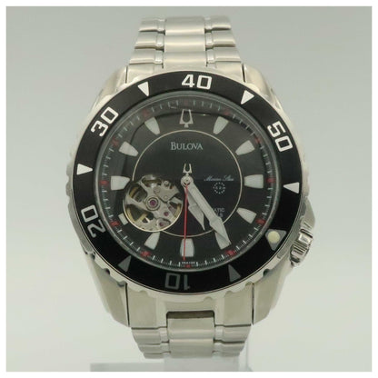 Front view of Bulova Marine Star Men's Watch 98A105-PO