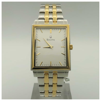 Front view of Bulova Bracelet Men's Quartz Watch 98A115-PO