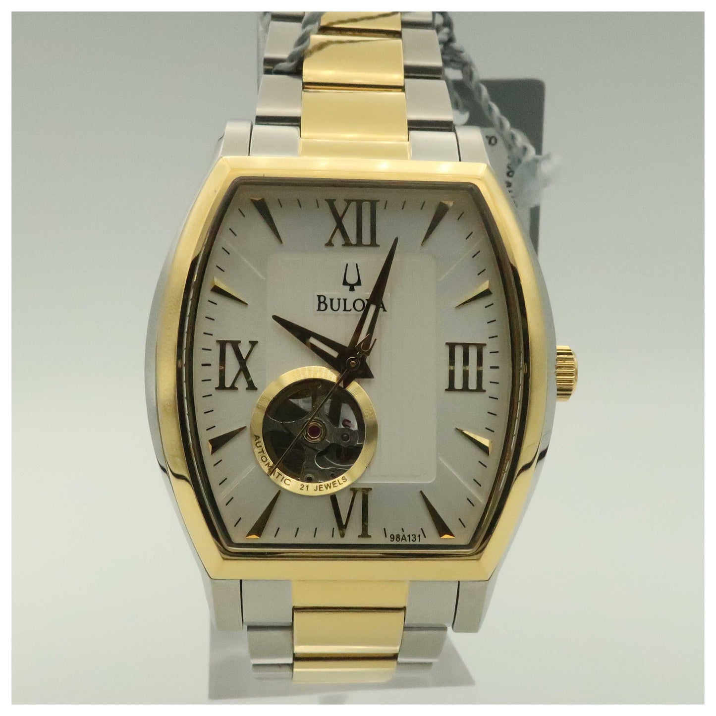 Front view of Bulova BVA Series Men's Automatic Watch 98A131-PO