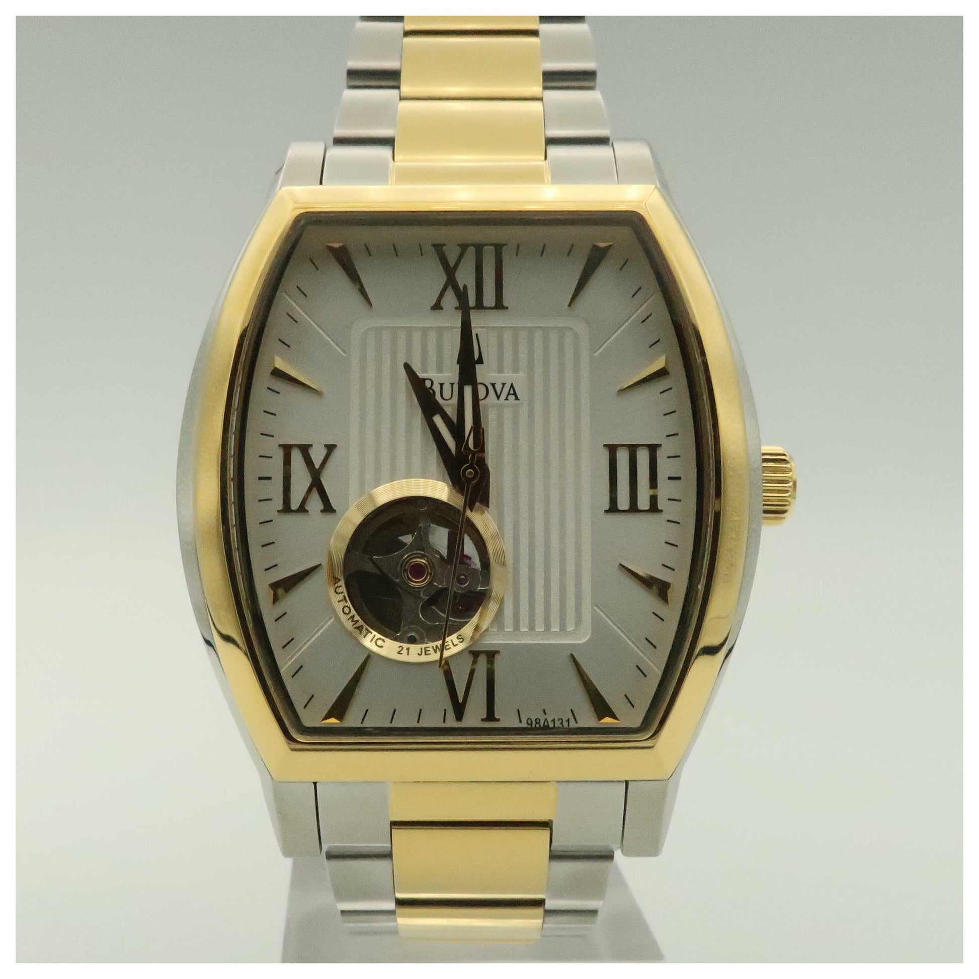 Front view of Bulova BVA Series Men's Automatic Watch 98A131-SDV