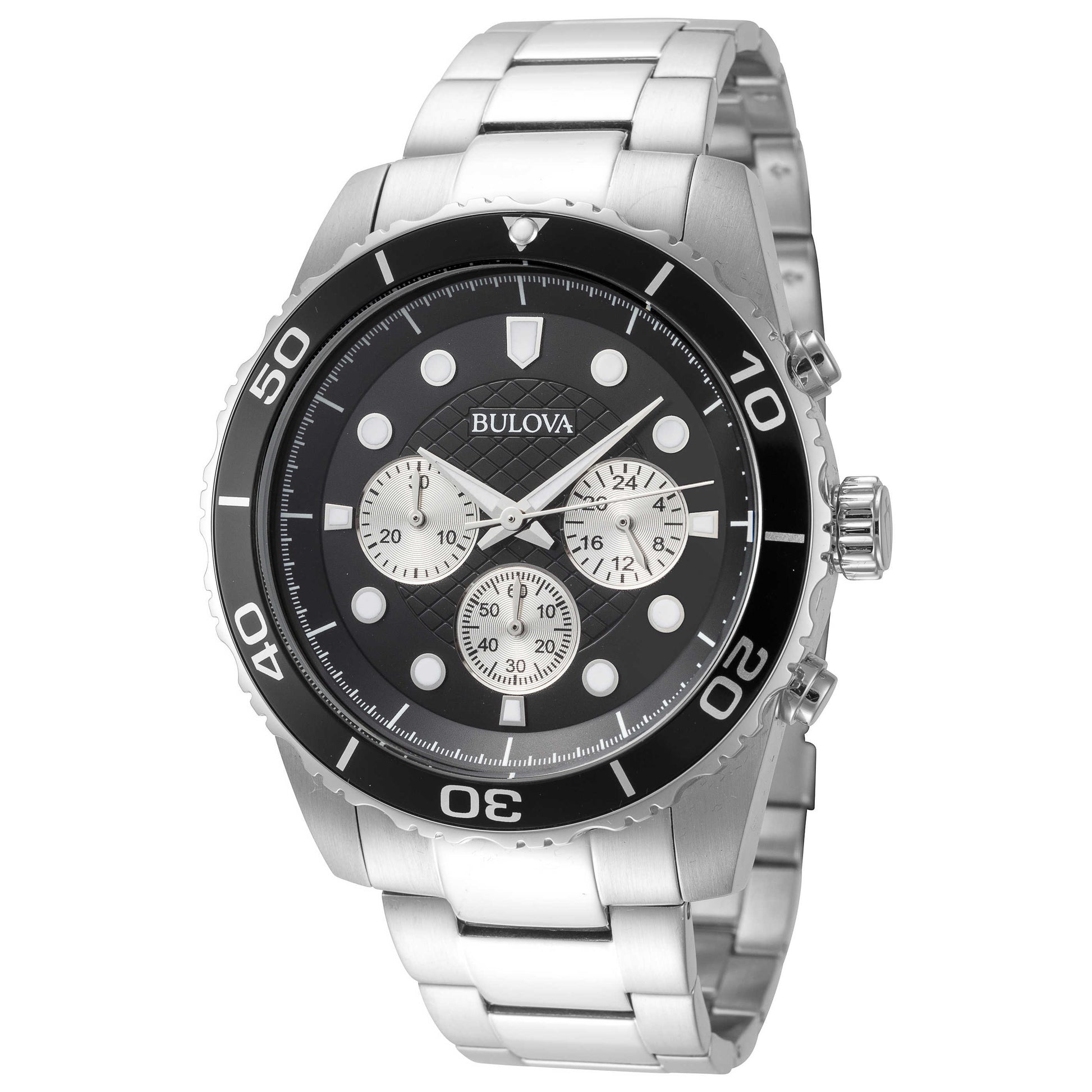 Front view of Bulova Classic Men's Quartz Watch 98A154