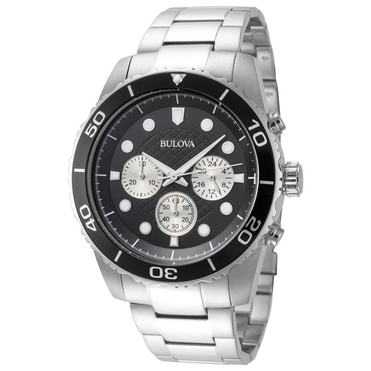 Front view of Bulova Classic Men's Quartz Watch 98A154