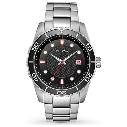 Front view of Bulova Classic Men's Quartz Watch 98A195