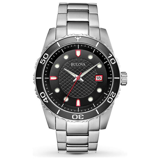 Front view of Bulova Classic Men's Quartz Watch 98A195