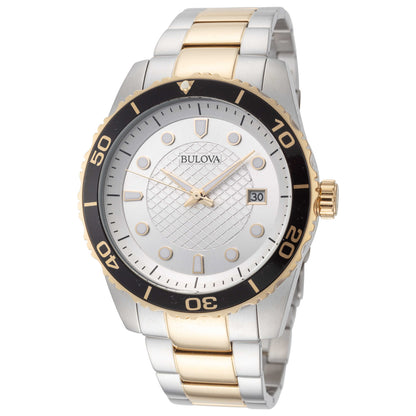 Front view of Bulova CURV Men's Quartz Watch 98A198