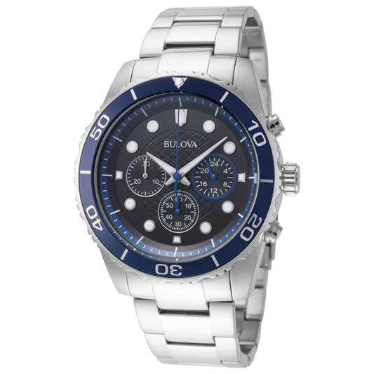 Front view of Bulova Classic Men's Quartz Watch 98A212