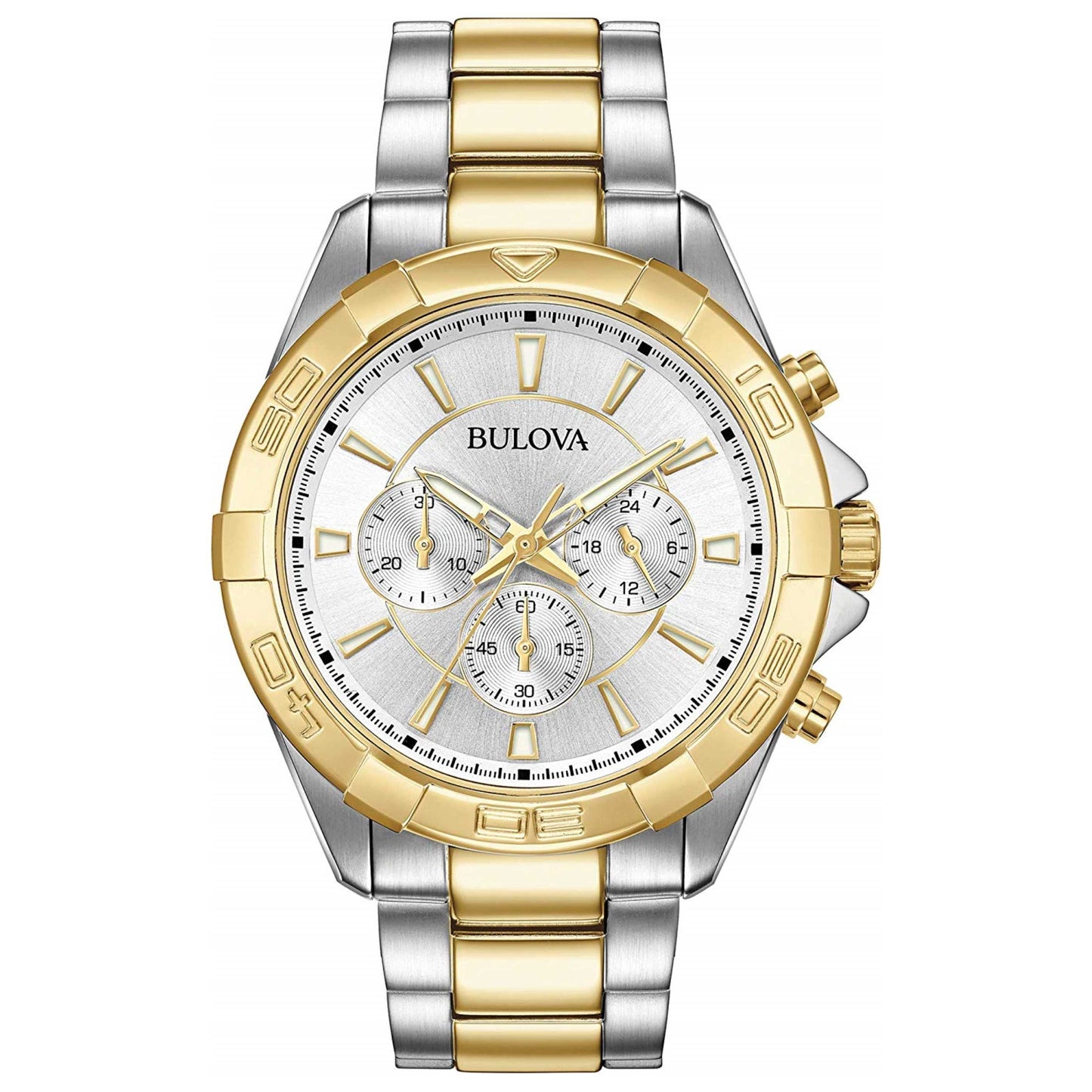 Front view of Bulova Classic Men's Quartz Watch 98A221