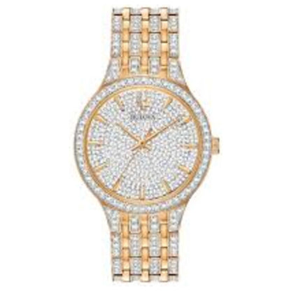 Front view of Bulova Crystal Phantom Men's Quartz Watch 98A229